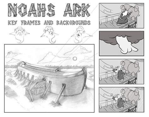 Noahs Ark Key Frames And Backgrounds On Behance