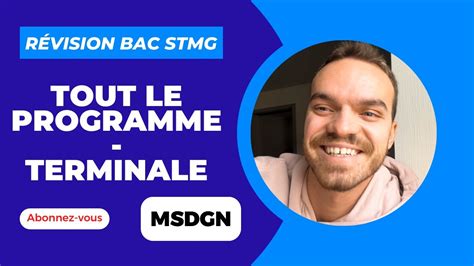 RÉVISIONS MSGN TOUT LE PROGRAMME BAC STMG YouTube