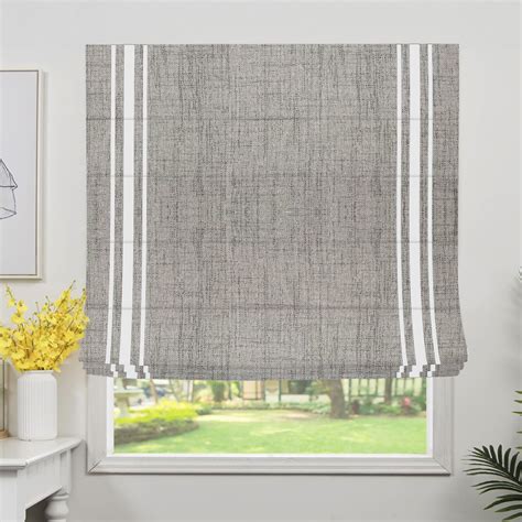 Auresun Cordless Roman Shades Blackout 100 Custom Fabric Roman Shades For Windows