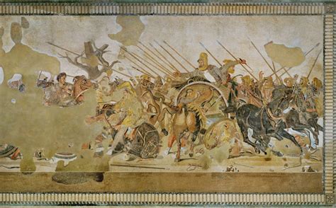 Mosaico De La Batalla De Issos La C Mara Del Arte