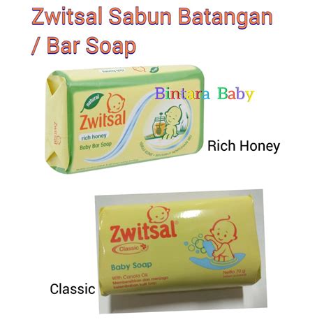 Jual Sabun Mandi Zwitsal Sabun Balok Batangan Natural Rich Honey 70gr