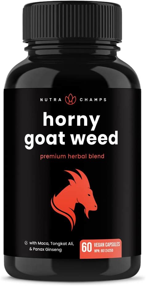 Horny Goat Weed For Men Women 9 In 1 Formula With 10X Strength