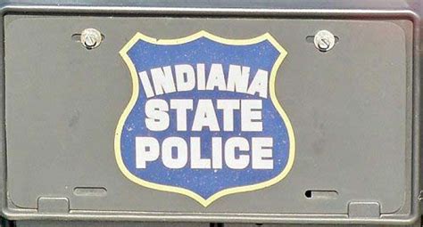 Indiana State Trooper Plates