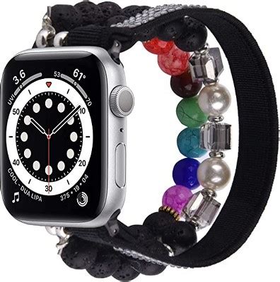 Worryfree Gadgets Beaded Handmade Fashion Bands For Apple Watch