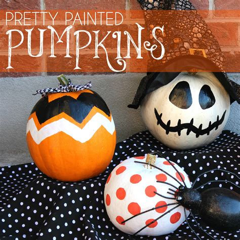 Pretty Painted Pumpkins