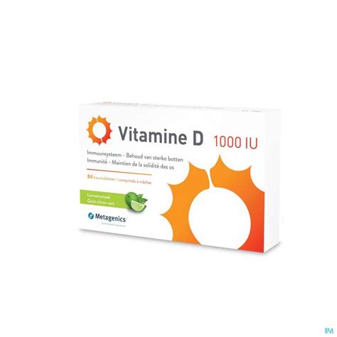 Metagenics Vitamine D 1000 Ui 84 Comprimes Vitamine D Pharmacodel