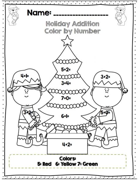 First Grade Holiday Math Packet Common Core Aligned Thanksgiving