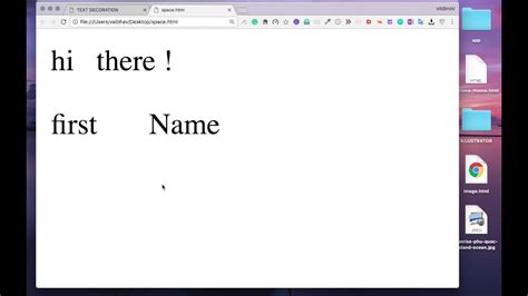 How To Insert Spaces In Html YouTube