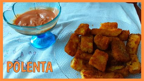 Como Fazer Polenta Frita Simples E Deliciosa YouTube