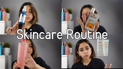 روتين بشرتي الصبح و بليل My Guide To Clear Skin Youtube