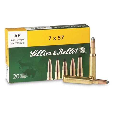 Sellier Bellot 7x57R 9 1g 140gr SP Winge Våpen