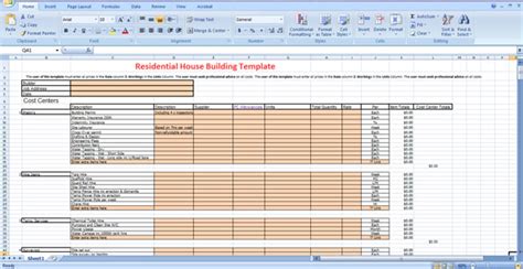 Build Of Materials Excel Template