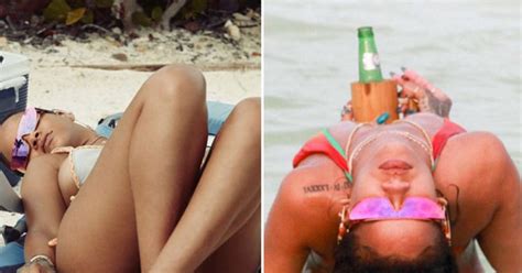 Sideboob Queen Rihanna Is Hotter Than Ever In Bikini Break Out Daily Star