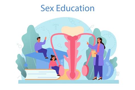 Premium Vector Sexual Health Lesson For Young People