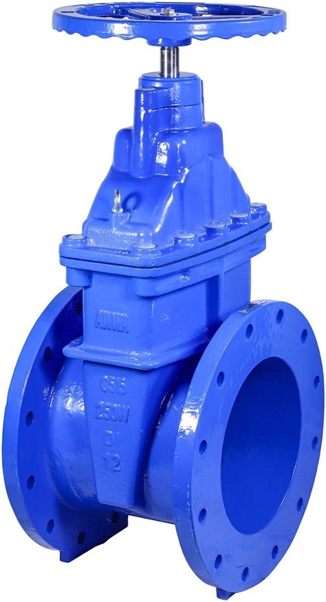 Ductile Iron Gate Valve Flg Nrs Resilient Wedge Handwheel Awwa