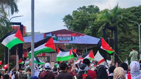 Ribuan Aliansi Masyarakat Sumsel Gelar Aksi Damai Bela Palestina Jilid