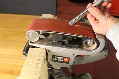 Belt Sander Sharpening System 7 Advantages Save Time And Money Sharpening Tools Lathe Tools