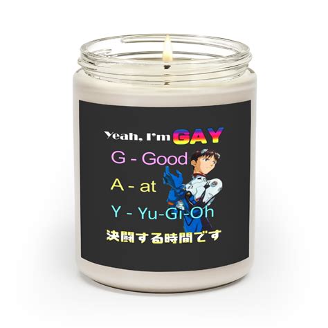 Yugioh Yeah Im Gay Muto Yugi Yugi L Katsuya Anzu Mazaki Seto Kaiba Scented Candles Sold By