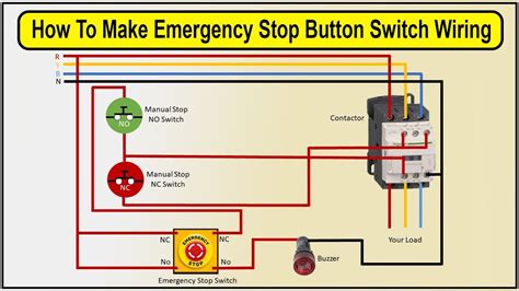 How To Make An Emergency Stop Button Switch