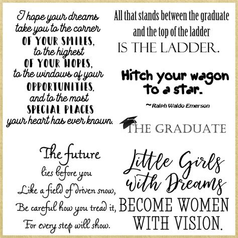 Graduation Quotes:graduation Clipart Graduation Photo - Etsy