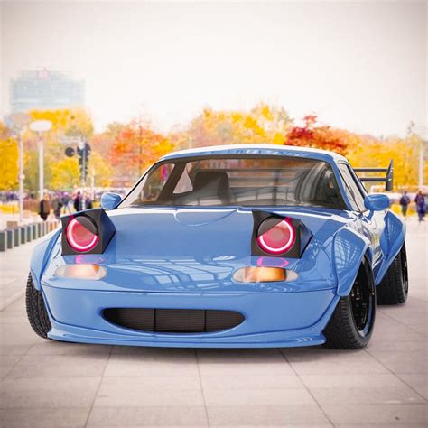 Mazda Miata Mx Five Customized Modern Cars Models Blenderkit