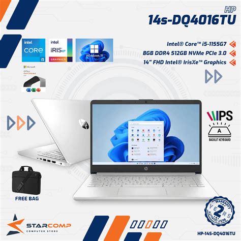 Jual Laptop Hp S Dq Tu I G Gb Gb Irisxe Fhd Ips W