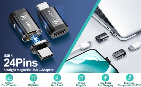 Lot De Adaptateurs Magn Tiques Usb C W Connecteur Magn Tique