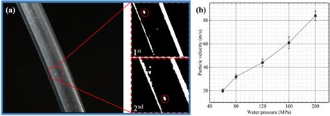 A Image Pairs Of Particle Trajectory B Initial Velocity Of Particles