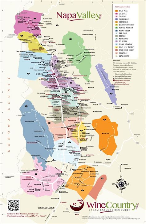 Printable Napa Wine Trail Map