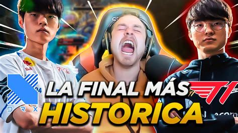 👑 ¡faker Vs Deft Y La Final MÁs Historica De Todos Los Mundiales T1