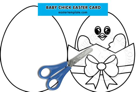 Easter Chick Template Easter Template