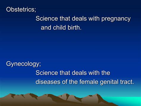 History Obstetrics And Gynecology Powerpoint Ppt