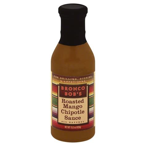 Bronco Bobs Sauce Chipotle Roasted Raspberry 1575 Oz