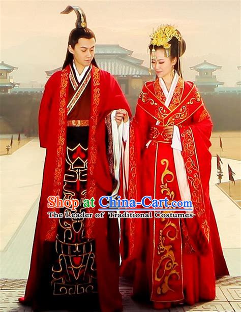 Traditional Ancient Chinese Imperial Emperess And Emperor Costume