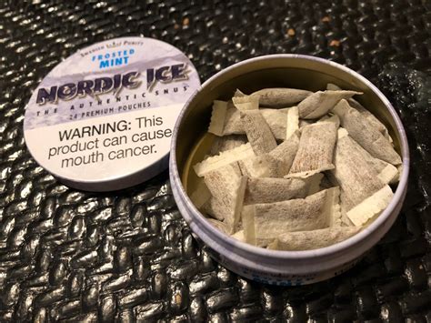 Nordic Ice American Snus Reviews 25 October 2018