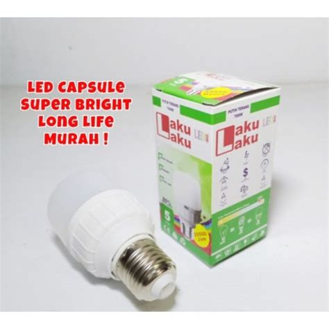 Jual Lampu Led Kapsul 5 Watt Laku Laku Ekonomis Shopee Indonesia