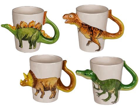 Dinosaurier Tasse 3 D Design Dino Becher 1 Stück Becher Tassen