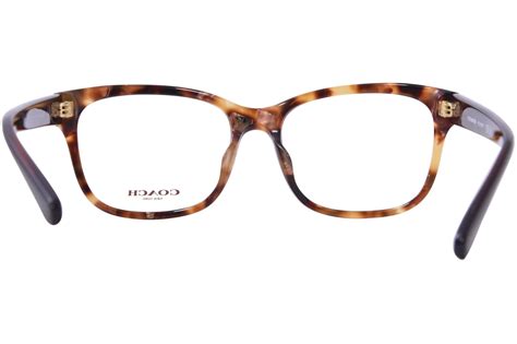 Coach HC6197U 5711 Eyeglasses Women's Pearlescent Amber Tortoise Full ...