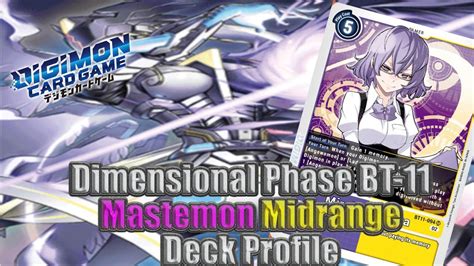 Bt Mastemon Deck Profile Dimensional Phase Digimon Card Game Youtube