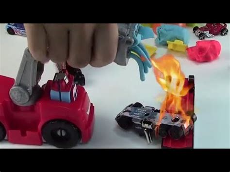 Пожарная машина плей до, маленькие машинки, игрушки, автовоз игрушка ...