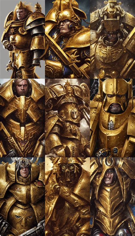 Warhammer K Full Lenght Portrait Of Emperor Of Stable Diffusion