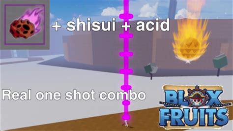 How To One Shot Combo With Gravity Fruit Blox Fruits YouTube