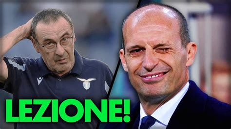 La Lezione Tattica Di Allegri A Sarri 🏻 [speedy Tactics Juve Lazio