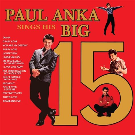 Paul Ankas Sings His Big 15 Paul Anka Amazon Es CDs Y Vinilos