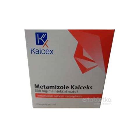 Metamizole Kalceks Mg Ml Injek N Roztok Etabletka