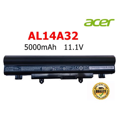 Acer แบตเตอรี่ Al14a32 ของแท้ สำหรับ Aspire E14 E15 E1 571 E5 471 E5