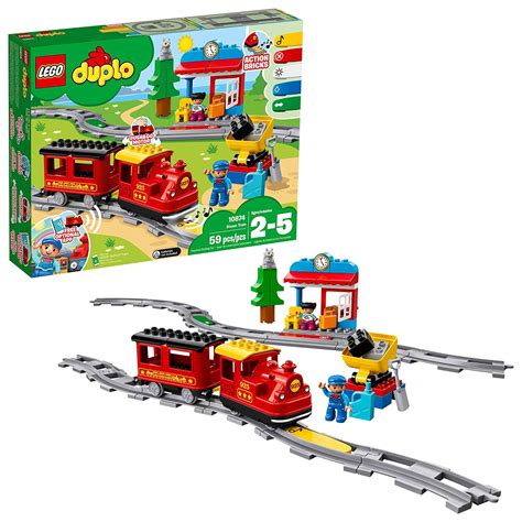 Lego Duplo Push And Go Steam Train 59 Piece Brick Building Play Set For