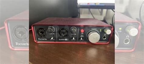 Звуковая карта Focusrite Scarlett 2i2 + xlr-кабель купить в ...