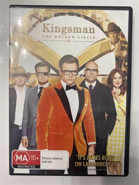 KINGSMAN THE GOLDEN CIRCLE Colin Firth Julianne Moore R4 DVD FREE