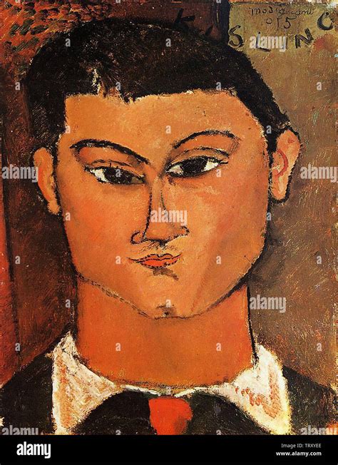 Amedeo Modigliani Portrait Moise Kisling 1915 Stock Photo Alamy